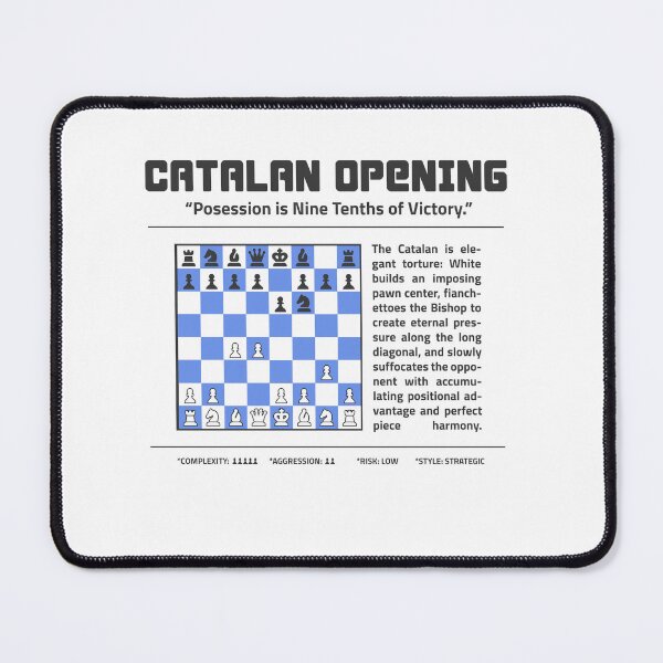 Item preview, CATALAN OPENING Chess T-Shirt | Possession is Nine Tenths of Victory. designed and sold by Sorcend.