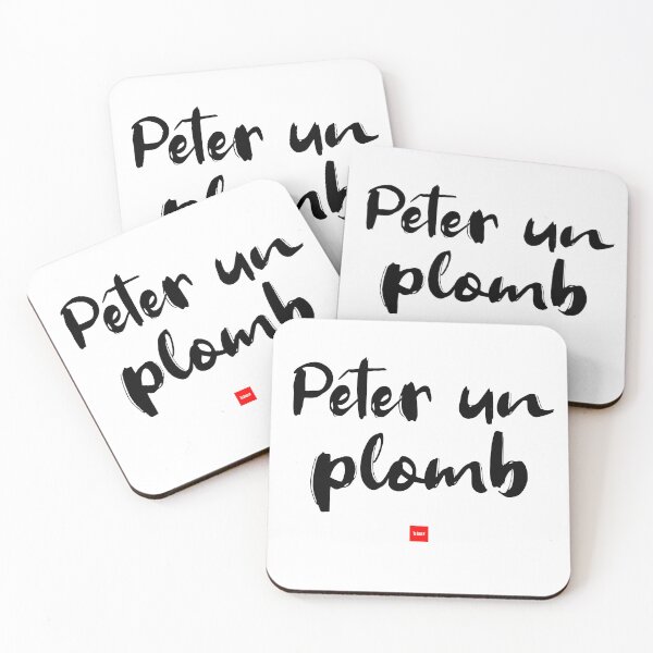 Item preview, Péter un plomb – To Blow a Fuse (French Idiom Typography) designed and sold by FrancophileFun.