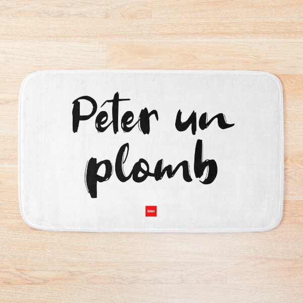 Item preview, Péter un plomb – To Blow a Fuse (French Idiom Typography) designed and sold by FrancophileFun.