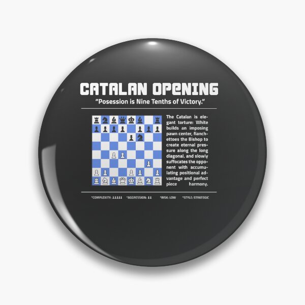 Item preview, CATALAN OPENING Chess T-Shirt | Possession is Nine Tenths of Victory. designed and sold by Sorcend.