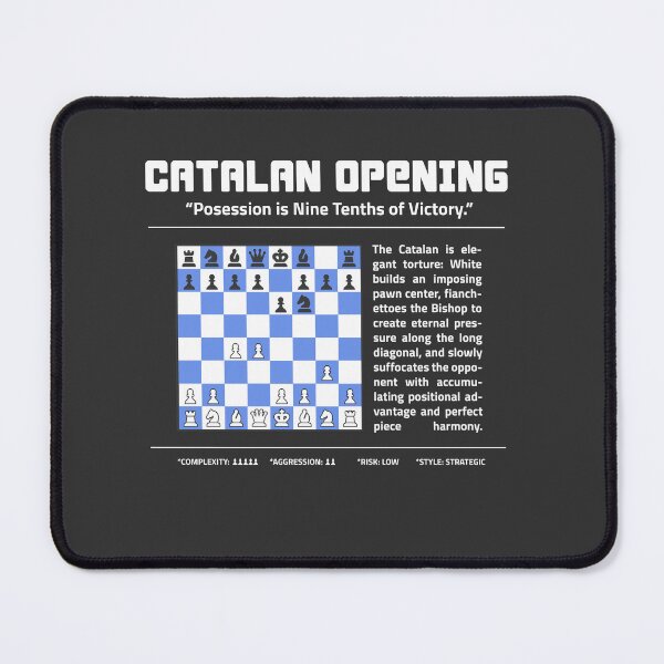 Item preview, CATALAN OPENING Chess T-Shirt | Possession is Nine Tenths of Victory. designed and sold by Sorcend.
