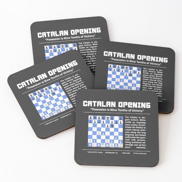 Item preview, CATALAN OPENING Chess T-Shirt | Possession is Nine Tenths of Victory. designed and sold by Sorcend.
