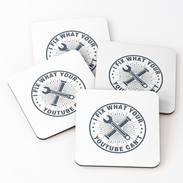 Item preview, Mechanic I Fix What Your YouTube Can't Funny Technician Vintage Badge designed and sold by PRINTED ..