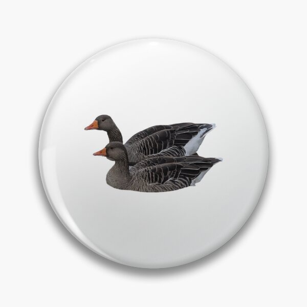 Item preview, Two Greylag Geese Swimming Together designed and sold by FederalFeathers.