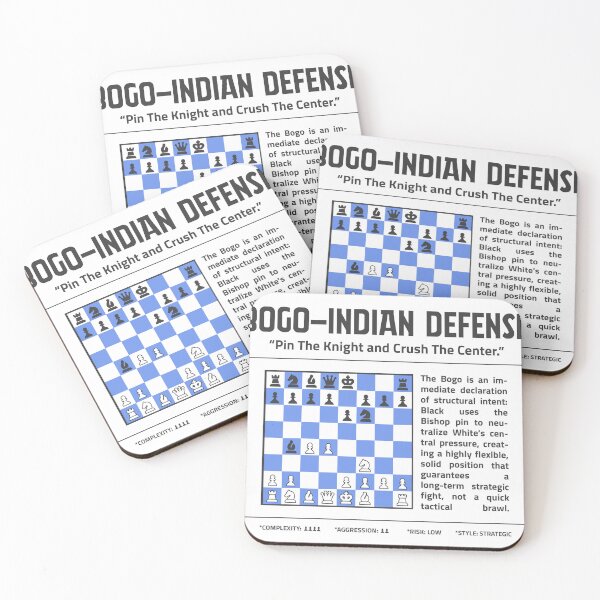 Item preview, BOGO-INDIAN DEFENSE Chess T-Shirt | Pin The Knight. Crush The Center. designed and sold by Sorcend.
