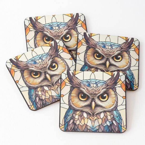 Item preview, Splash Ink, Stained Glass, Owl Edition 8 designed and sold by CharlieDesings.