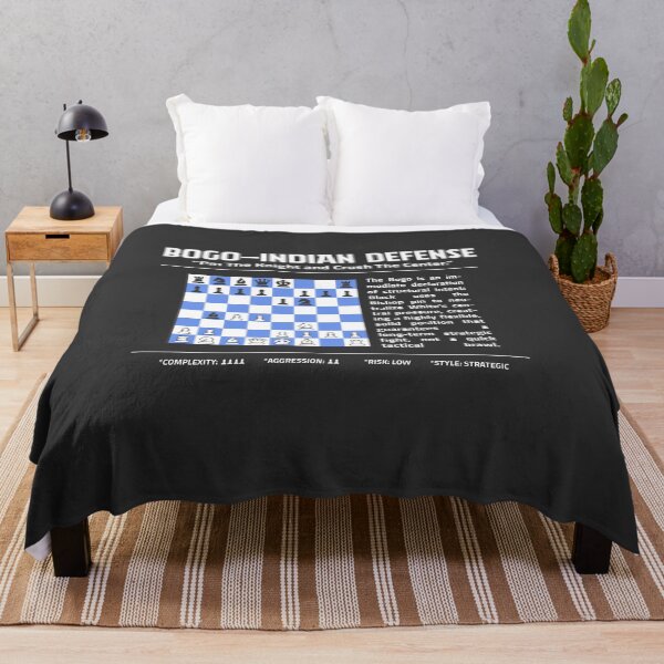 Item preview, BOGO-INDIAN DEFENSE Chess T-Shirt | Pin The Knight. Crush The Center. designed and sold by Sorcend.