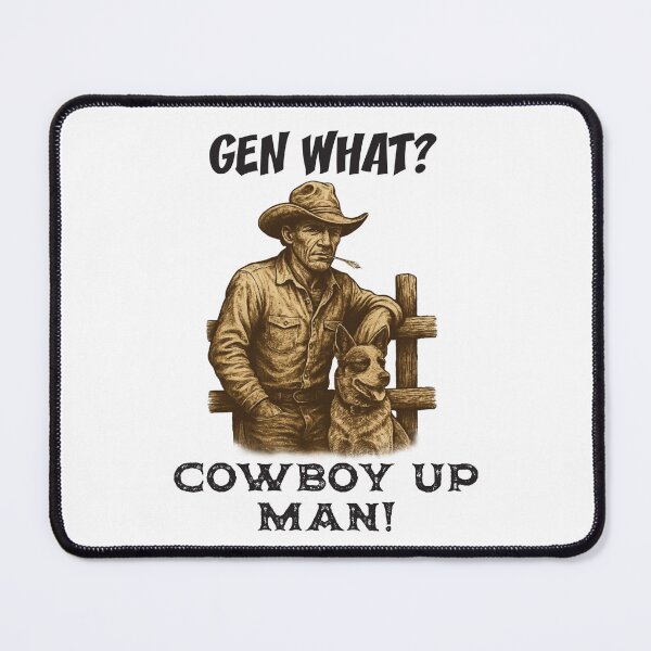 Item preview, Gen What? - Cowboy Up Man! - A play on the different generational names or stereotypes. designed and sold by Oaks Creations.
