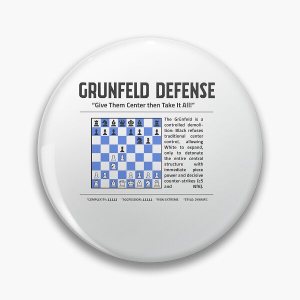 Item preview, GRÜNFELD DEFENSE Chess T-Shirt | Give Them Center. Then Take It All. designed and sold by Sorcend.