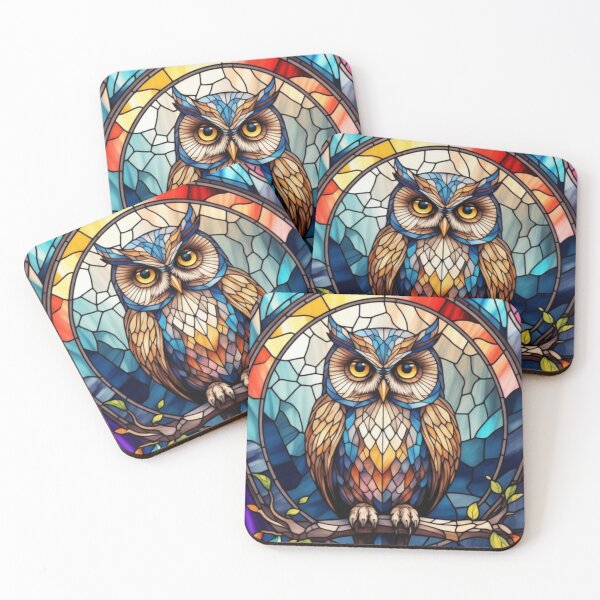 Item preview, Splash Ink, Stained Glass, Owl Edition 9 designed and sold by CharlieDesings.