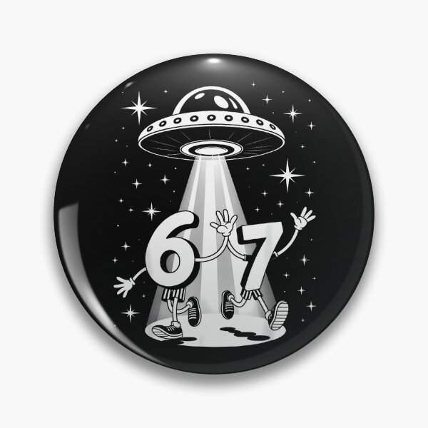 Item preview, Funny Six Seven 67 Meme Internet Meme Ufo Gen Alpha Slang designed and sold by facegm.