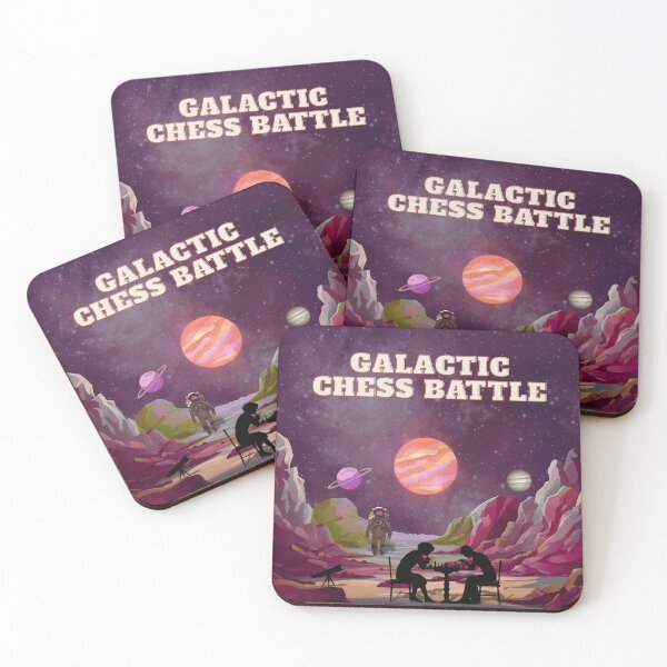 Item preview, Galactic Chess Battle – Cosmic Strategy Art designed and sold by ByAurafy.