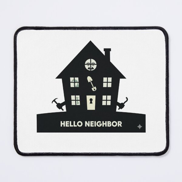 Item preview, Hello Neighbor Minimalist Silhouette Game House Design designed and sold by kanjxtan.