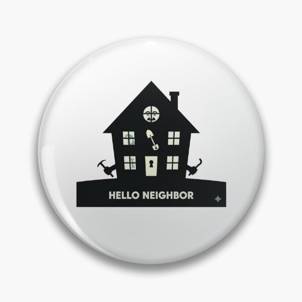 Item preview, Hello Neighbor Minimalist Silhouette Game House Design designed and sold by kanjxtan.