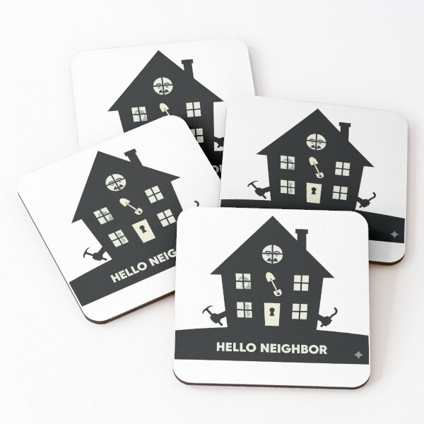 Item preview, Hello Neighbor Minimalist Silhouette Game House Design designed and sold by kanjxtan.