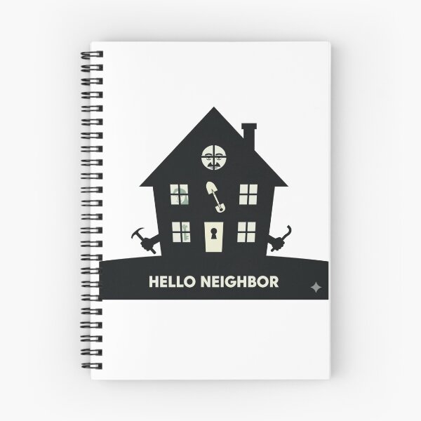 Item preview, Hello Neighbor Minimalist Silhouette Game House Design designed and sold by kanjxtan.