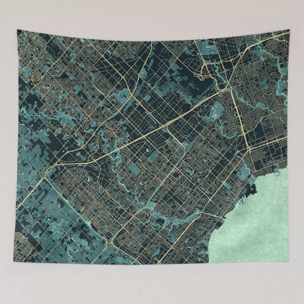 Item preview, Mississauga City Map of Ontario, Canada - Summer designed and sold by deMAP.