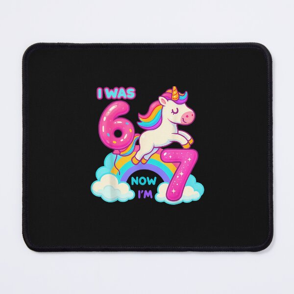 Item preview, I Was Six Now I'M Seven Dabbing Unicorn 67 Meme 7Th Birthday designed and sold by facegm.