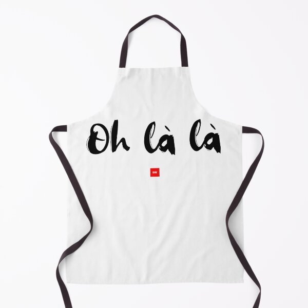 Item preview, Oh là là – Oh My! (French Expression Typography) designed and sold by FrancophileFun.