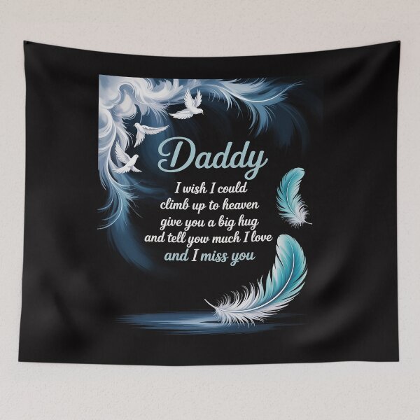 Item preview, Daddy My Angel in Heaven I Love Miss You Family Memorial designed and sold by GalaFunny.