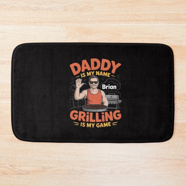 Item preview, Daddy Is My Name Grilling Is My Game - Personalized  Gift For Dad designed and sold by GalaFunny.