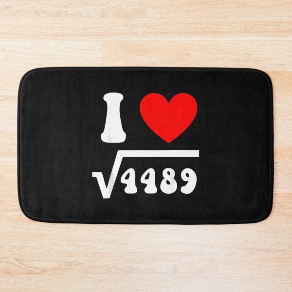 Item preview, I Love 67 I Heart 67 Square Root 4489 Slang Math Teacher designed and sold by facegm.