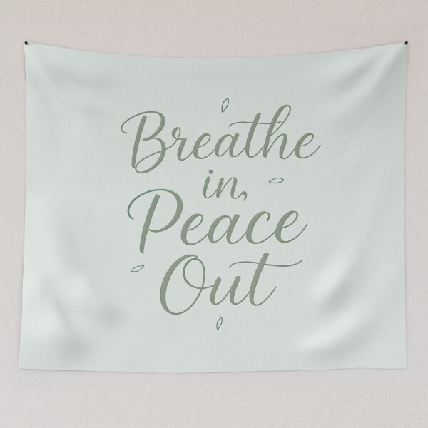 Item preview, Breathe In Peace Out | Calming Minimalist Quote Design for Mindfulness & Self-Care designed and sold by PureBrain.
