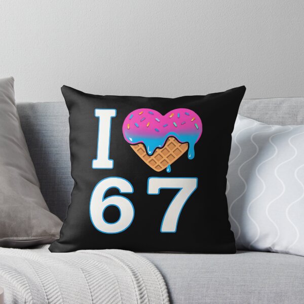 Item preview, I Love 67 Meme Heart 6 7 Merch Stuff Six Seven Ice Cream designed and sold by facegm.