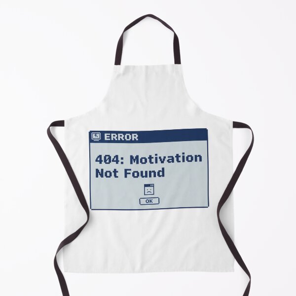 Item preview, Error 404 Motivation Not Found Funny Vintage Tech Pixel Quote designed and sold by PRINTED ..