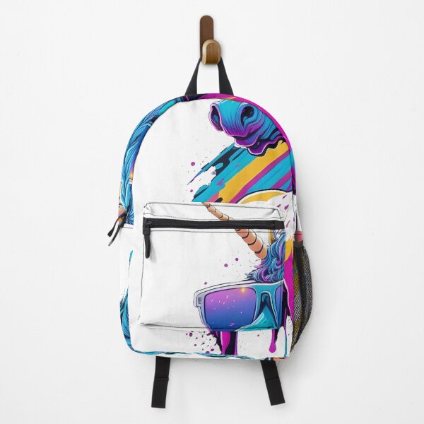 Item preview, Neon Unicorn "Horn to be Wild" - Vaporwave Tee & Sticker designed and sold by NeonChillVibes.