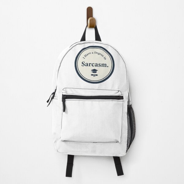 Item preview, I Have a Degree in Sarcasm Funny Graduation Quote Minimalist Badge designed and sold by PRINTED ..