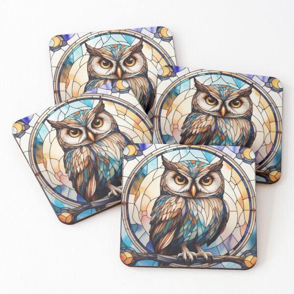 Item preview, Splash Ink, Stained Glass, Owl Edition 10 designed and sold by CharlieDesings.