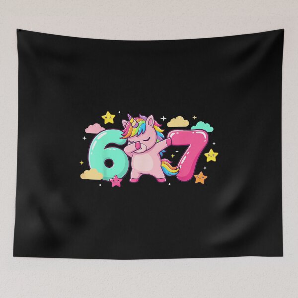 Item preview, 67 Unicornios para niñas 67 Memes para niñas Seis Siete Divertidos 67 Niños designed and sold by facegm.