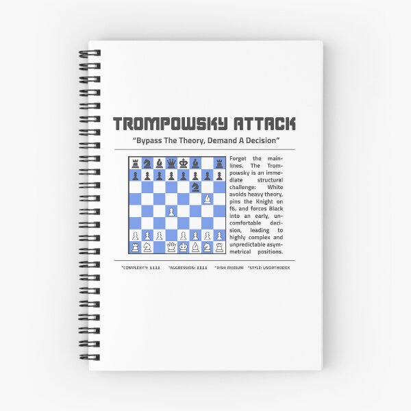 Item preview, TROMPOWSKY ATTACK Chess T-Shirt | Bypass The Theory. designed and sold by Sorcend.