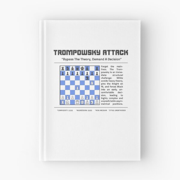 Item preview, TROMPOWSKY ATTACK Chess T-Shirt | Bypass The Theory. designed and sold by Sorcend.