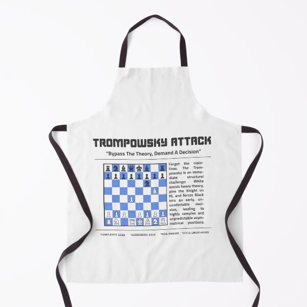 Item preview, TROMPOWSKY ATTACK Chess T-Shirt | Bypass The Theory. designed and sold by Sorcend.
