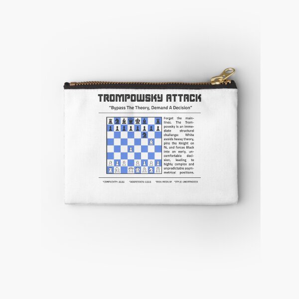 Item preview, TROMPOWSKY ATTACK Chess T-Shirt | Bypass The Theory. designed and sold by Sorcend.