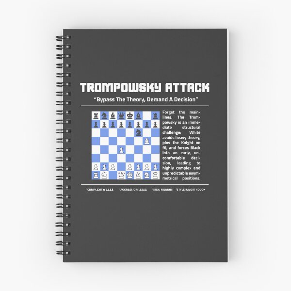 Item preview, TROMPOWSKY ATTACK Chess T-Shirt | Bypass The Theory. designed and sold by Sorcend.