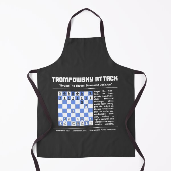 Item preview, TROMPOWSKY ATTACK Chess T-Shirt | Bypass The Theory. designed and sold by Sorcend.