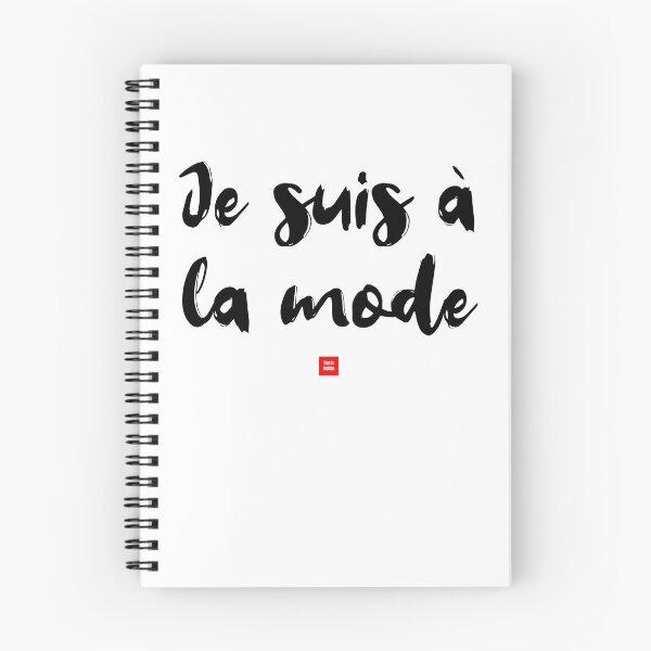 Item preview, Je suis à la mode – I Am in Fashion (French Idiom Typography) designed and sold by FrancophileFun.