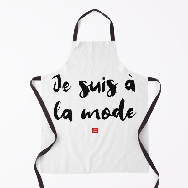 Item preview, Je suis à la mode – I Am in Fashion (French Idiom Typography) designed and sold by FrancophileFun.