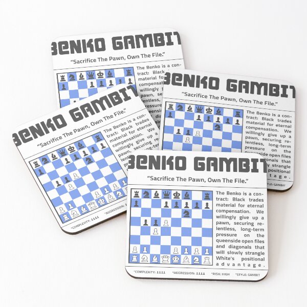 Item preview, BENKO GAMBIT Chess T-Shirt | Sacrifice The Pawn. Own The File. designed and sold by Sorcend.