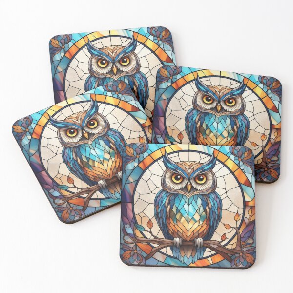 Item preview, Splash Ink, Stained Glass, Owl Edition 12 designed and sold by CharlieDesings.