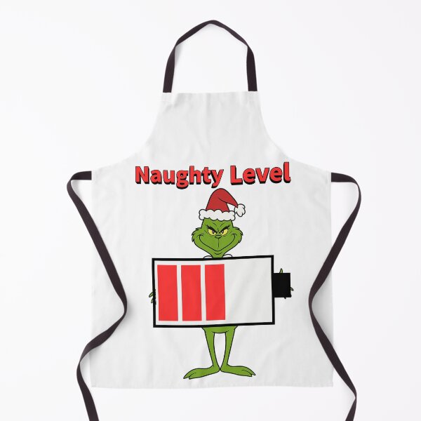 Item preview, "Naughty Level" Grinch holding gauge designed and sold by Adventure Sprouts.