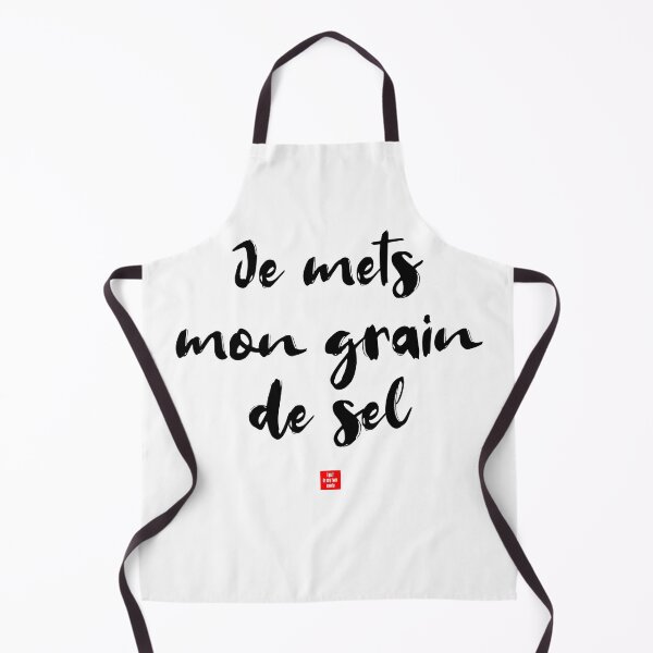 Item preview, Je mets mon grain de sel – I Put in My Two Cents (French Idiom Typography) designed and sold by FrancophileFun.
