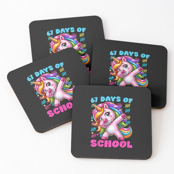 Item preview, Dabbing Unicorn 67 Days Of School Teachers Kids Boys Girls designed and sold by diyoor.