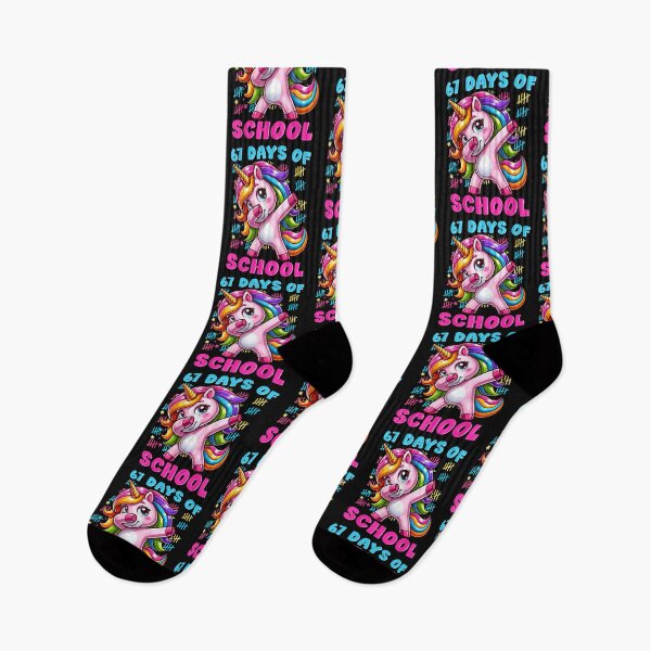 Item preview, Dabbing Unicorn 67 Days Of School Teachers Kids Boys Girls designed and sold by diyoor.