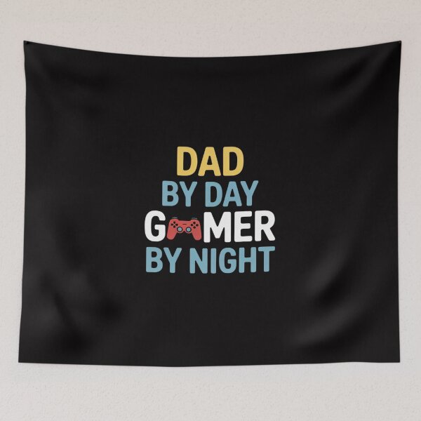 Item preview, Dad By Day Gamer by Night designed and sold by GalaFunny.