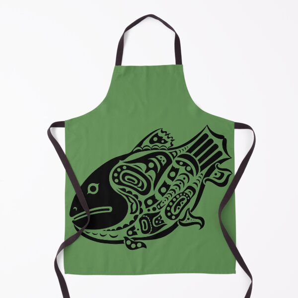 Item preview, Salmon Haida Native American Animal Crest designed and sold by YuckyCat.