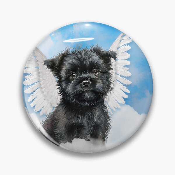 Item preview, Affenpinscher Angel Dog with Wings and Halo designed and sold by SalonOfArt.
